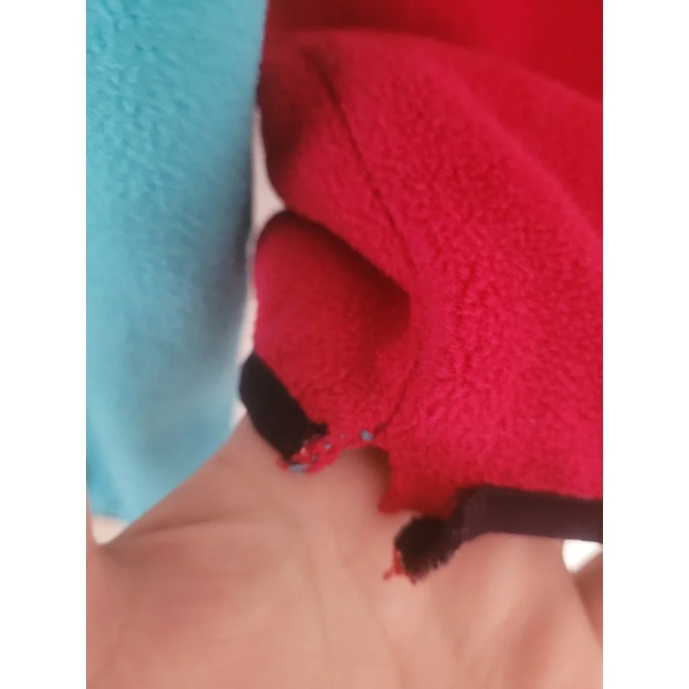 Patagonia Synchilla Snap-T Fleece Pullover Kids XXL 16 Blue Pink Colorblock #2 - Picture 6 of 7